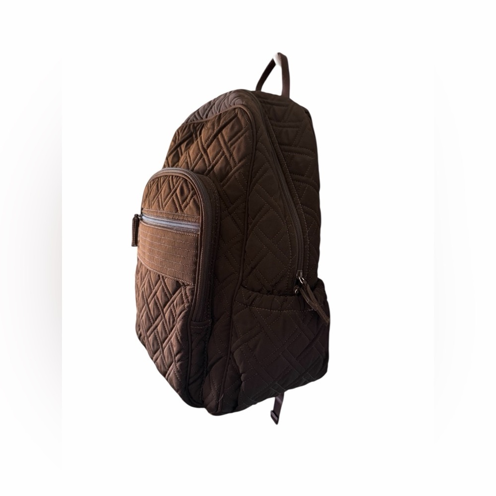 Vera bradley espresso brown campus backpack - Picture 12 of 13